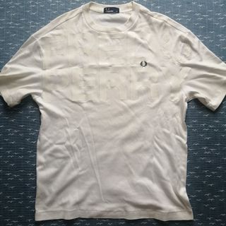 フレッドペリー(FRED PERRY)のFRED PERRY フレッドペリー 白 プリント Tシャツ(Tシャツ/カットソー(半袖/袖なし))