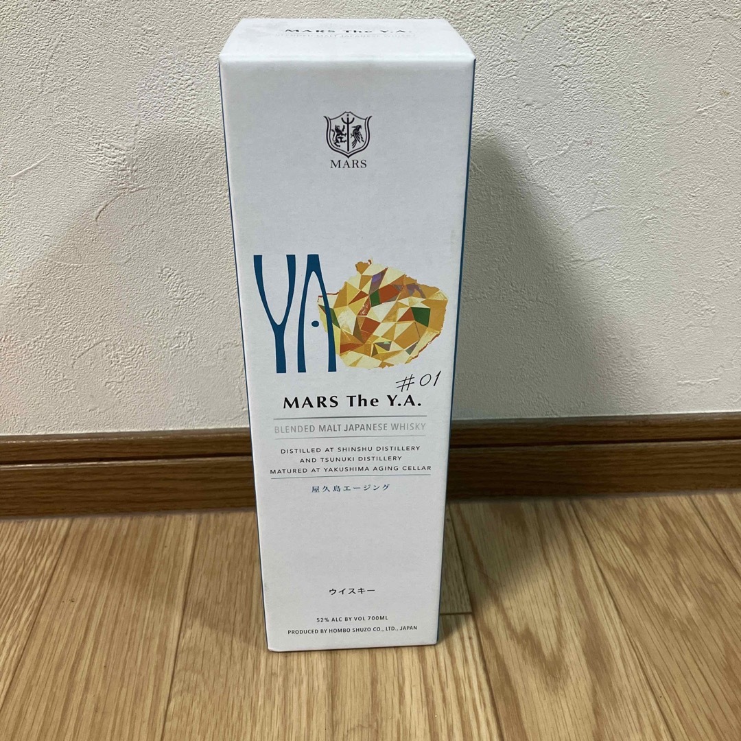 本坊酒造(ホンボウシュゾウ)のMARS The Y.A. #1 屋久島エージング　1本　化粧箱入り 食品/飲料/酒の酒(ウイスキー)の商品写真