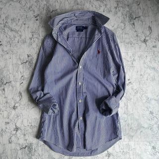 ポロラルフローレン(POLO RALPH LAUREN)の未使用級　ポロラルフローレン　ストライプシャツ　ポニーロゴ　近年モデル　4(シャツ/ブラウス(長袖/七分))