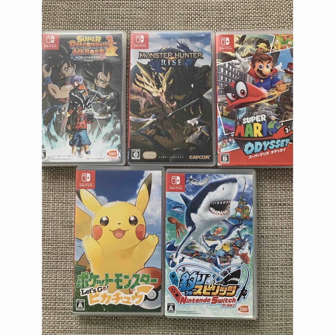 NINTENDO Switch ゲームソフト 5本セット