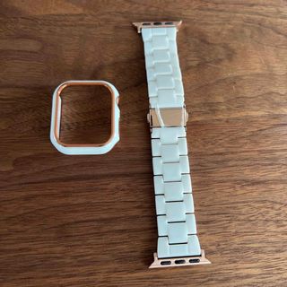 Apple Watch - 41mm専用 アップルウォッチ用ローズステンレスケース