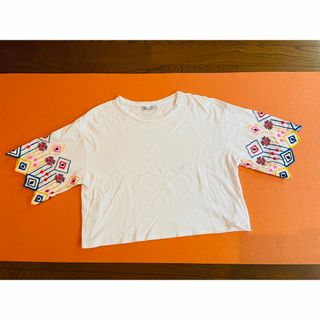 ザラ(ZARA)のZARA 袖かわTシャツ(シャツ/ブラウス(長袖/七分))