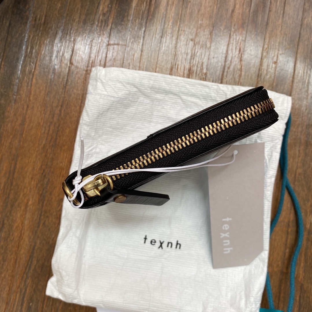 新品未使用 texnh | テクネ FOLD WALLET #BLACK 　財布 3