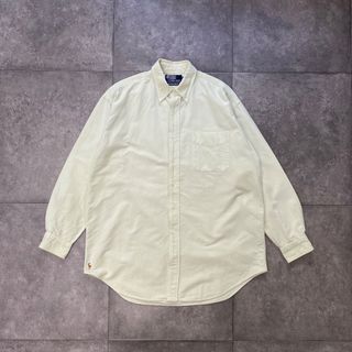 ラルフローレン(Ralph Lauren)の90s ラルフローレン big oxford シャツ M ライム 裾ポニー(シャツ)