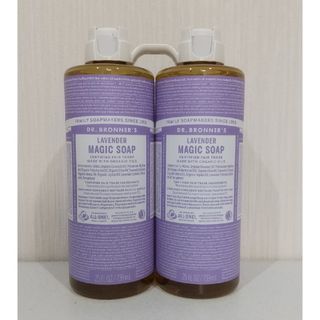 マジックソープ(Magic Soap)のドクターブロナー  マジックソープラベンダーの香り  739ml  ×  ２(ボディソープ/石鹸)