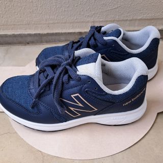 ニューバランス(New Balance)のニューバランス　スニーカー　ウォーキング　ネイビー　23.5cm(スニーカー)