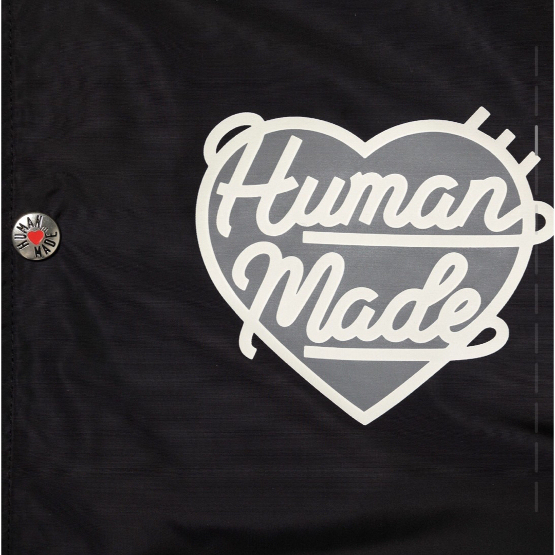 HUMAN MADE(ヒューマンメイド)のHUMANMADE ヒューマンメイド コーチジャケット ブラック M メンズのジャケット/アウター(ナイロンジャケット)の商品写真