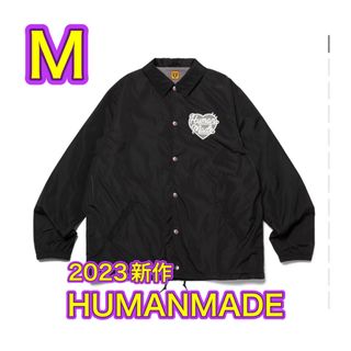 ヒューマンメイド(HUMAN MADE)のHUMANMADE ヒューマンメイド コーチジャケット ブラック M(ナイロンジャケット)