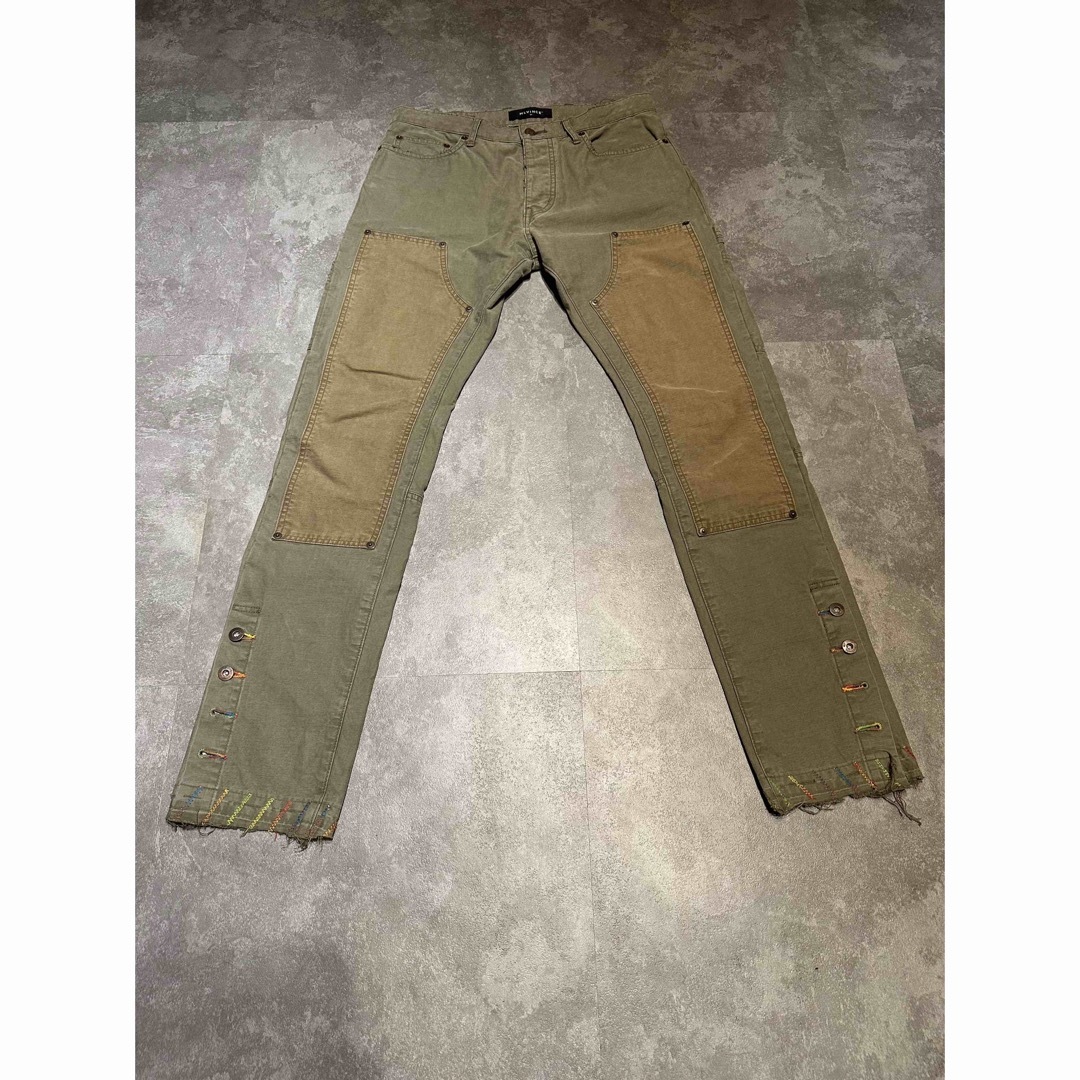 mlvince double knee pants 30 Olive-