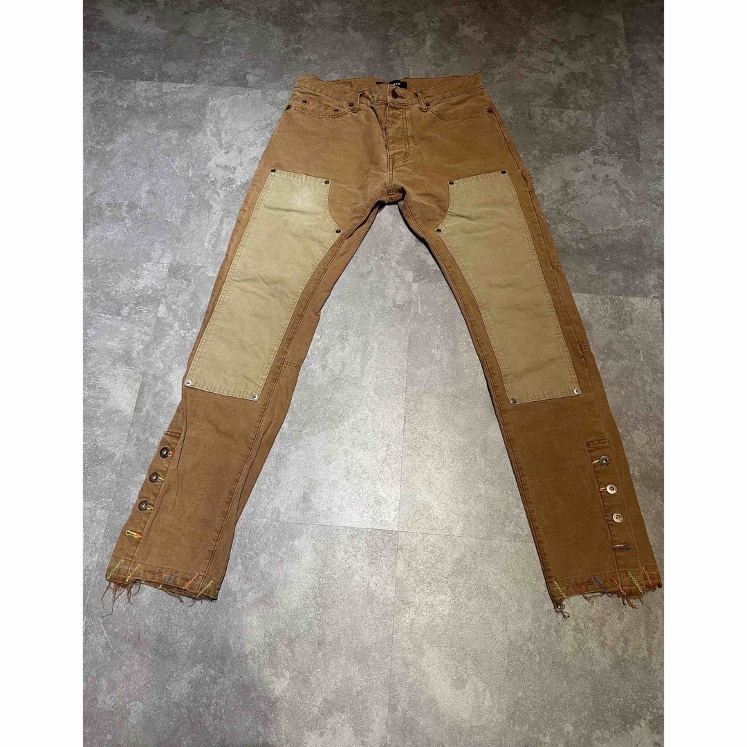 mlvince double knee pants 30 brown