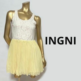 イング(INGNI)の【3057】INGNI チュールスカート ワンピース M(ミニワンピース)