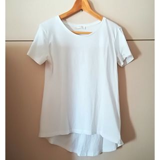 ザラ(ZARA)のZARA W&B　半袖　Tシャツ　US Sサイズ　オーガニックコットン(Tシャツ(半袖/袖なし))