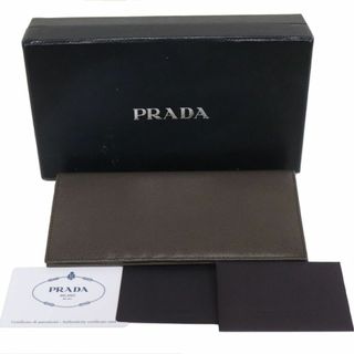 プラダ(PRADA)のプラダ サフィアーノ レザー ロングウォレット(2M0836)(財布)