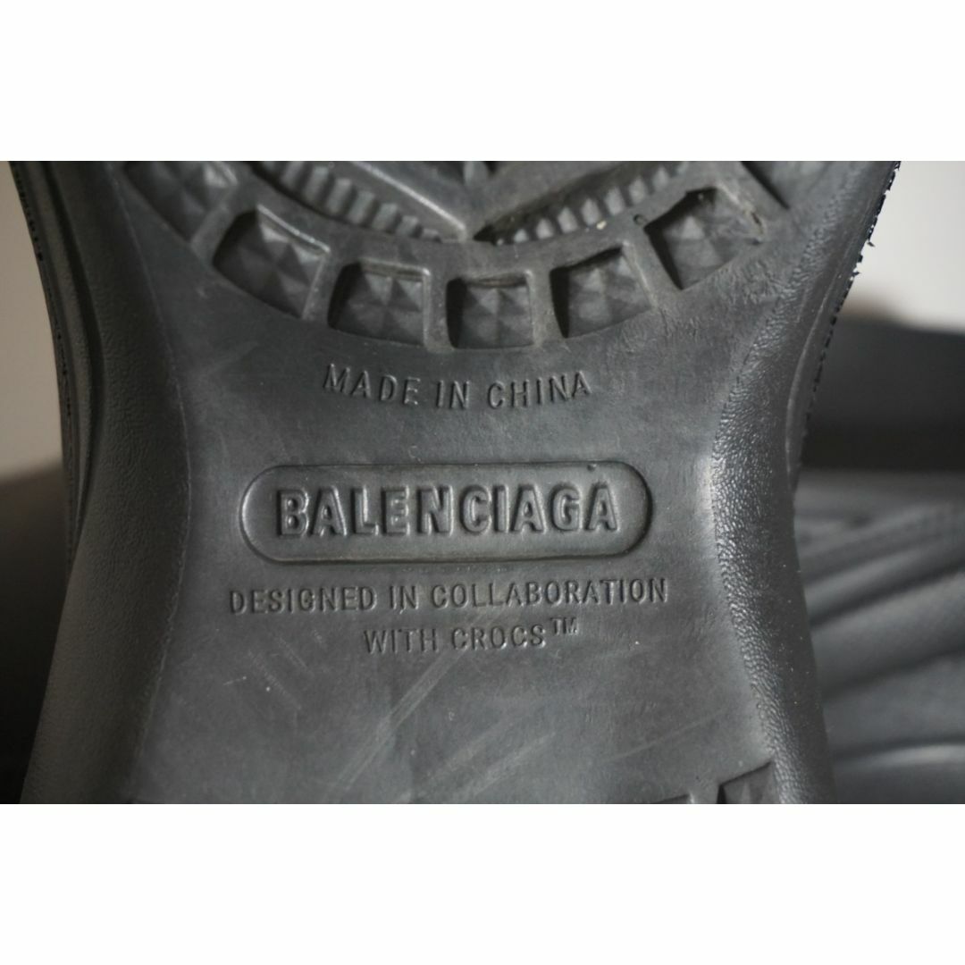 Balenciaga(バレンシアガ)の正規22SS バレンシアガ×クロックス ラバー サンダル 黒321N▲ メンズの靴/シューズ(サンダル)の商品写真