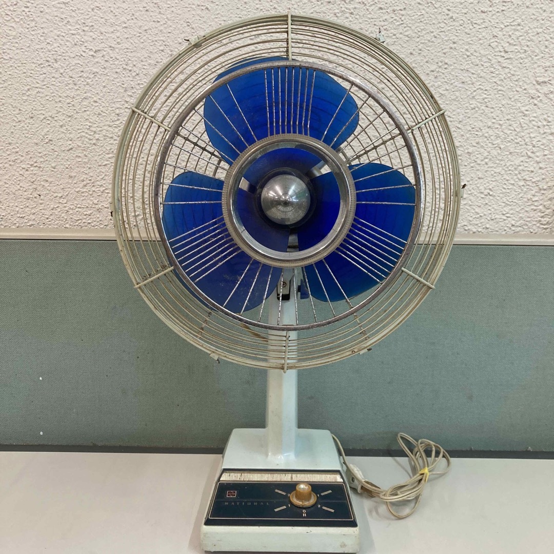 昭和レトロ ナショナル 扇風機 当時物 アンティーク - 扇風機