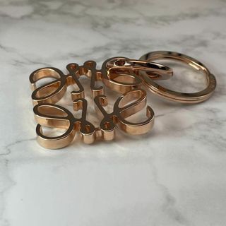 LOEWE - ロエベ LOEWE アナグラム キーリング ローズゴールド 現行販売