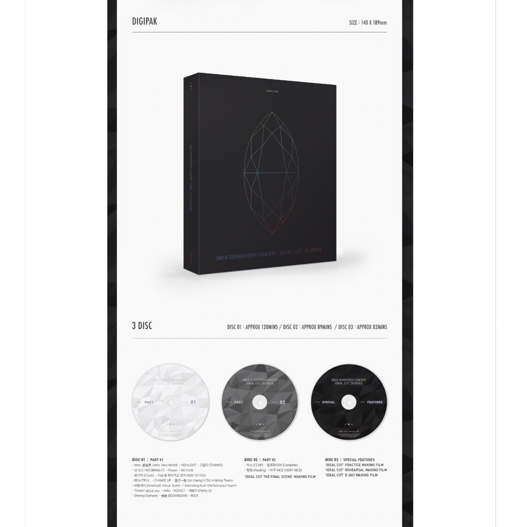 新品未開封 SEVENTEEN IDEAL CUT Blu-ray 輸入盤