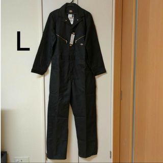 ディッキーズ(Dickies)の新品 Ｌ BK 長袖つなぎ ディッキーズ ブラック 48799(カバーオール)