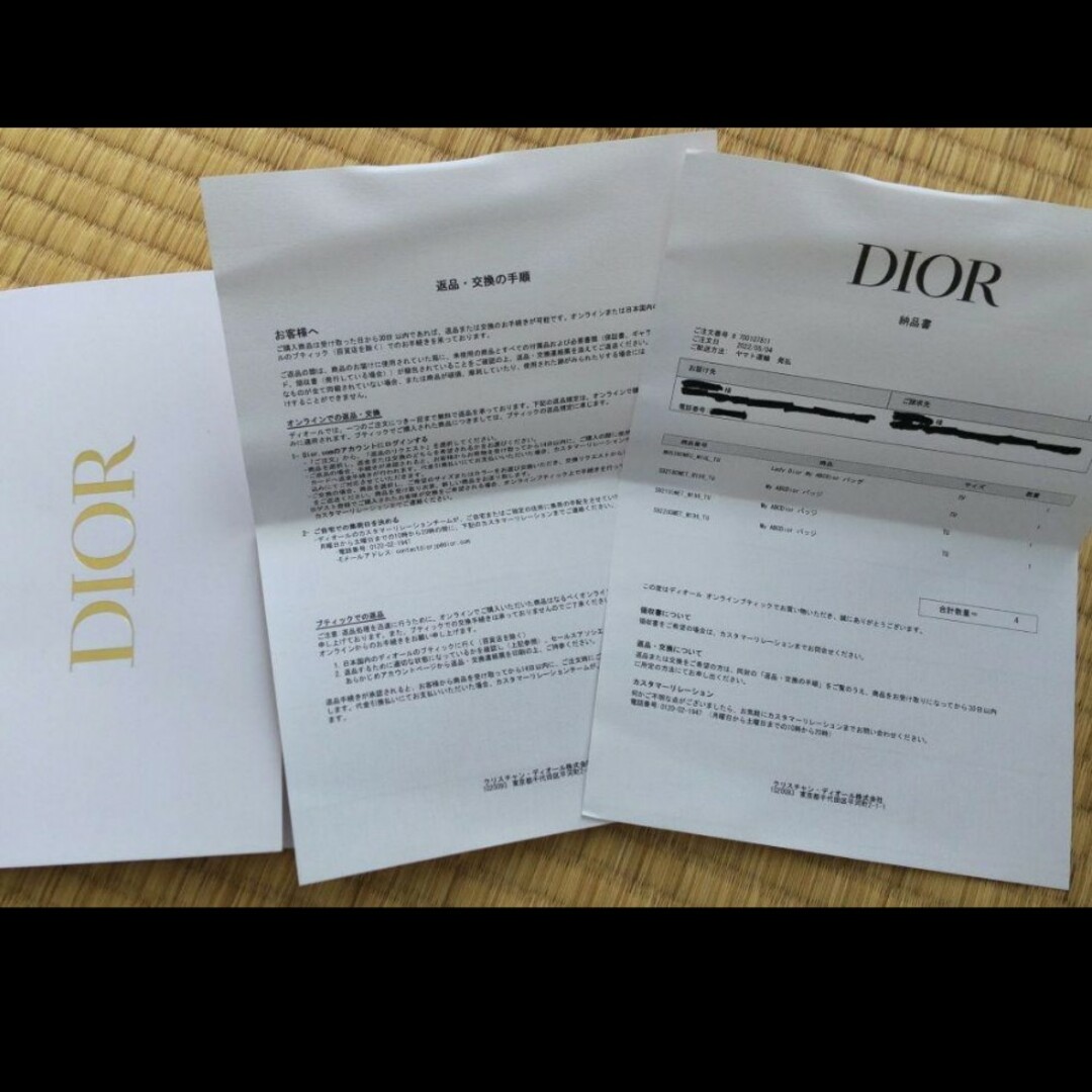 Dior(ディオール)の新品未使用タグ付き！レディディオール バッグ レディースのバッグ(ハンドバッグ)の商品写真