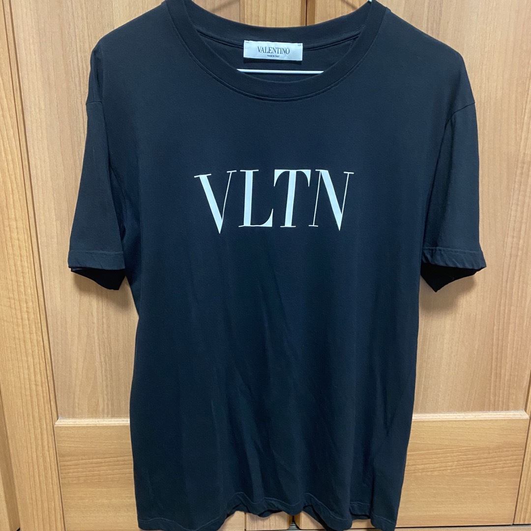 VALENTINO VLTN ビックロゴTシャツ　ブラック　ヴァレンティノ　xs