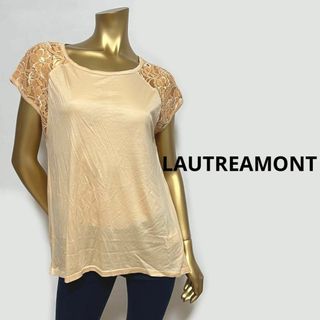 ロートレアモン(LAUTREAMONT)の【3069】LAUTREAMONT 切り替え トップス 38(カットソー(半袖/袖なし))