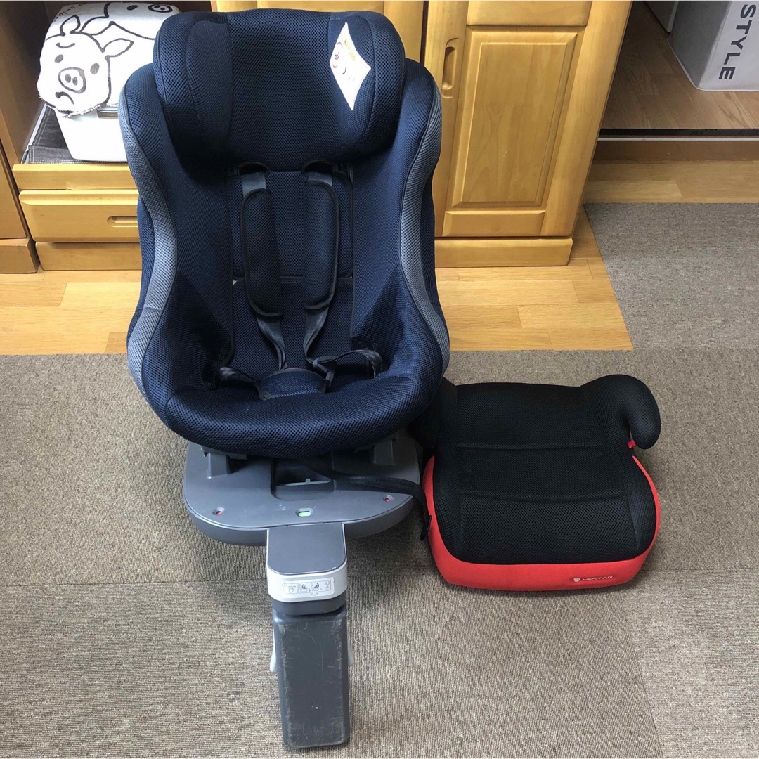 綺麗⭐︎ISOFIX固定式チャイルドシート、Jr.シートセット