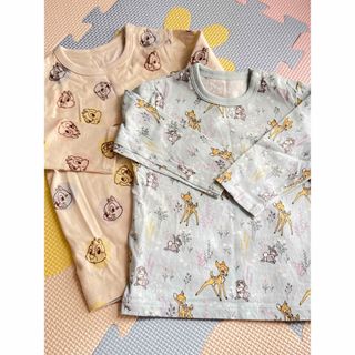 ユニクロ(UNIQLO)のUNIQLO⭐️ロンT2枚⭐️80サイズ(Ｔシャツ)