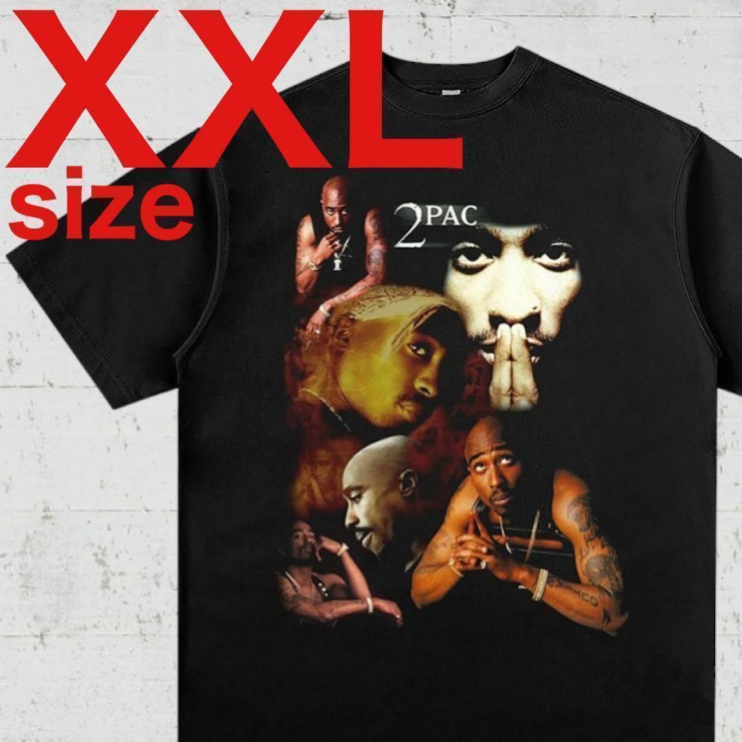 ラッパーTシャツ　2pac XXL