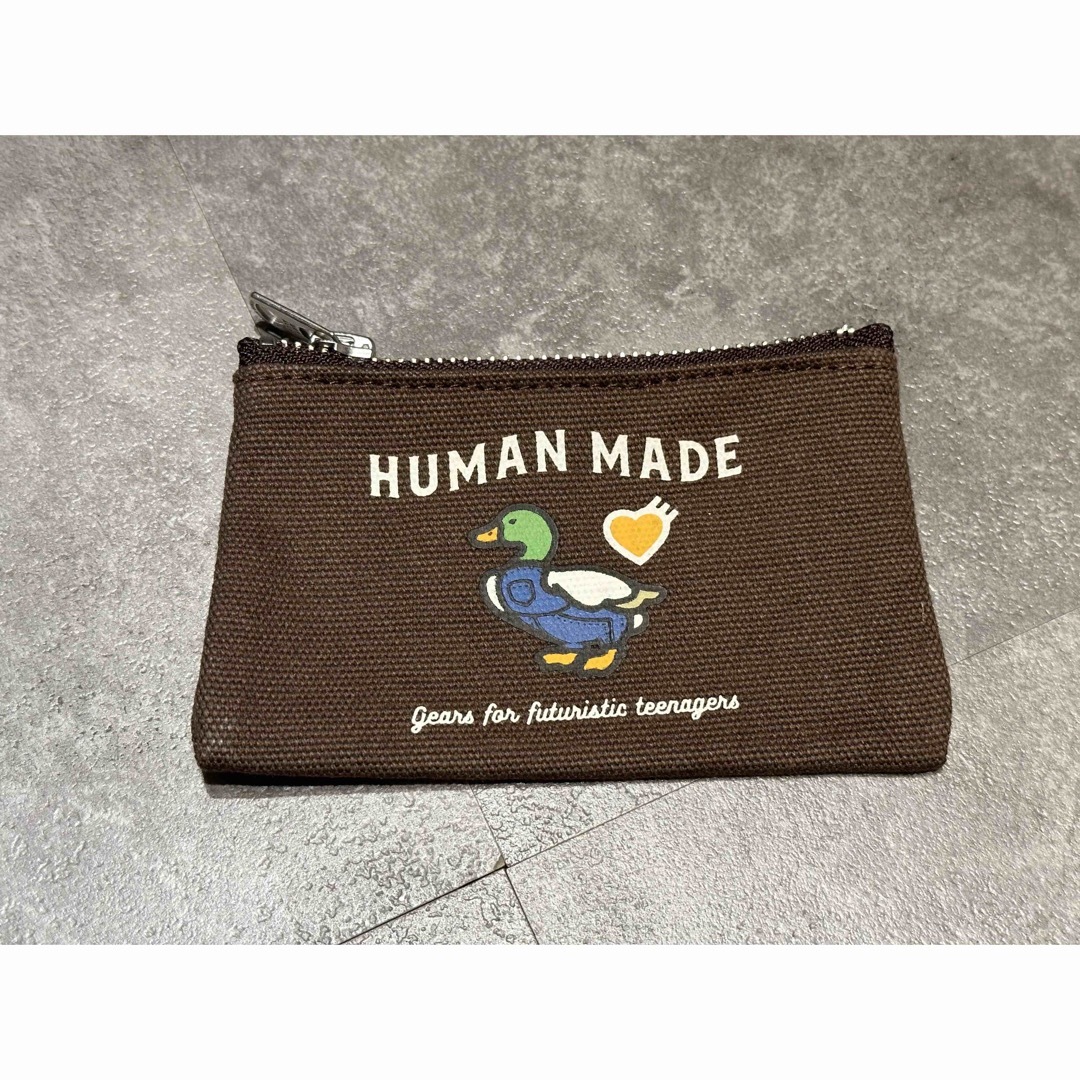 HUMAN MADE bank pouch brown