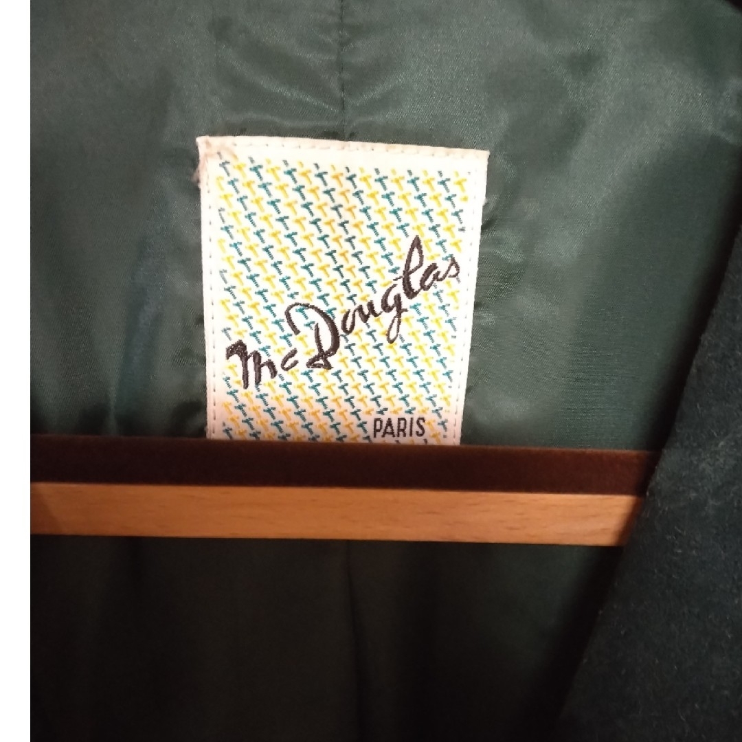 革スエードレディースロングコート9号（グリーン) レディースのジャケット/アウター(ロングコート)の商品写真