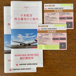 ジャル(ニホンコウクウ)(JAL(日本航空))のJAL株主割引券２枚•JAL旅行商品割引券２冊(その他)