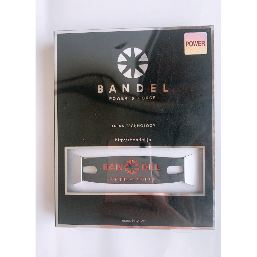 BANDEL(バンデル)の[未使用]BANDEL メタリックブラック　Tシャツとブレスレットのセット. メンズのアクセサリー(ブレスレット)の商品写真