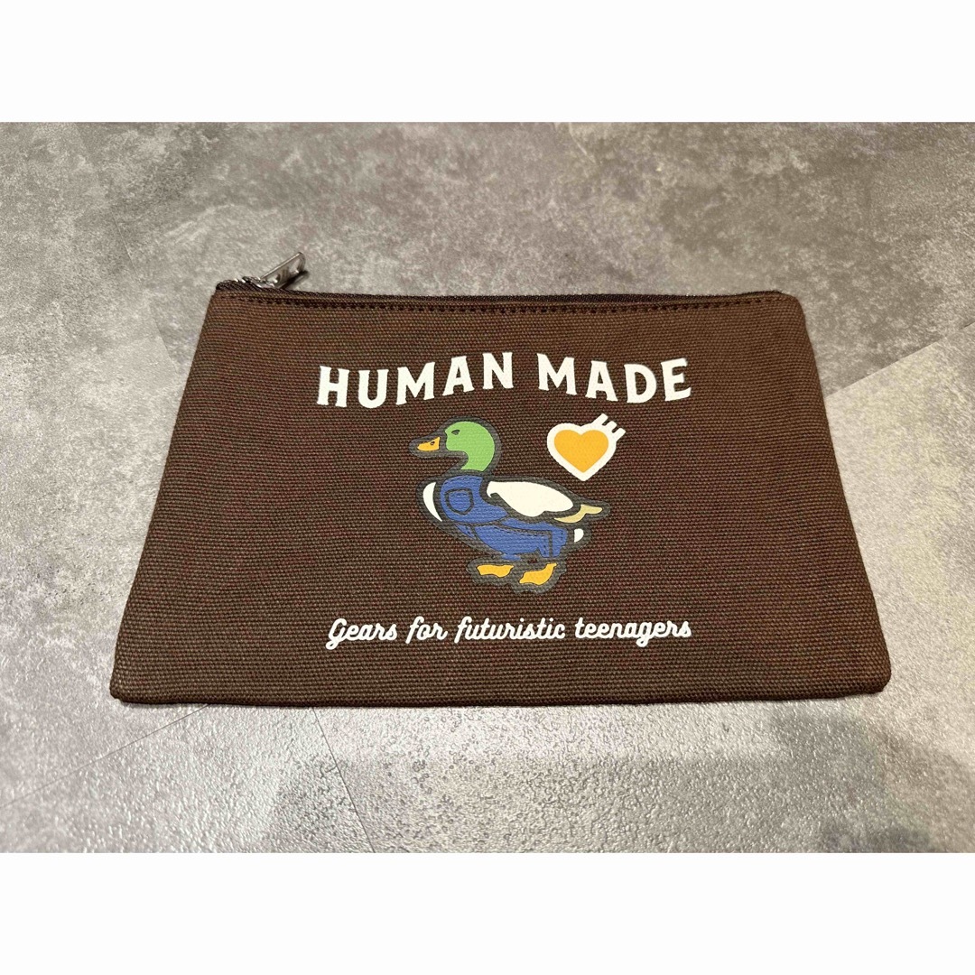 HUMAN MADE bank pouch brown