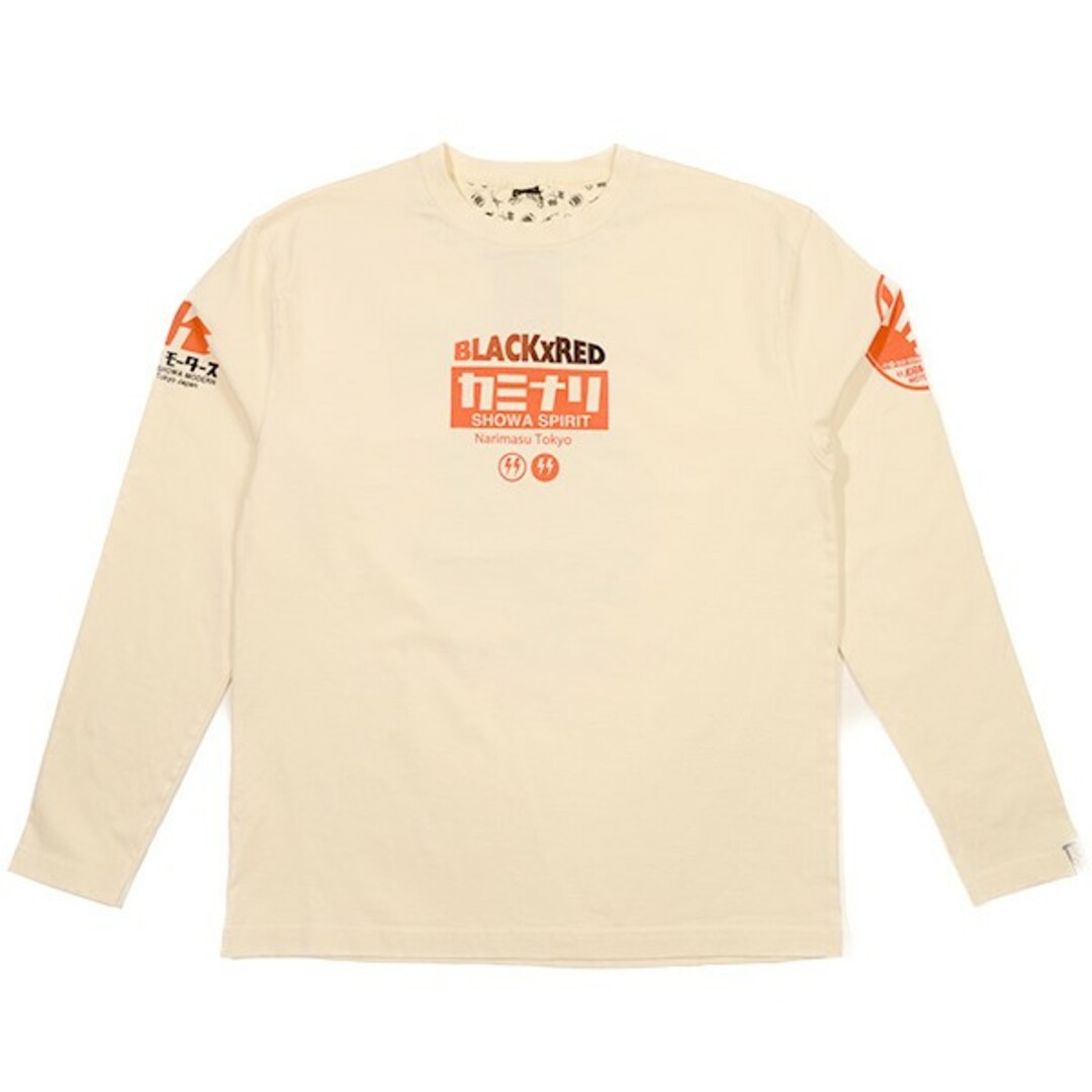 TEDMAN(テッドマン)のカミナリモータース/GSX400FS/ロンT/ホワイト/KMLT-224 メンズのトップス(Tシャツ/カットソー(七分/長袖))の商品写真