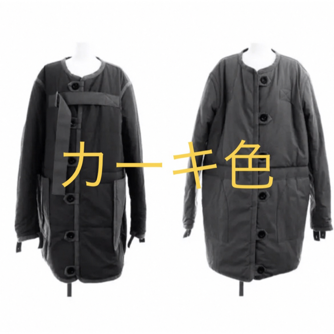 sacai 20AW リバーシブル 中綿 ダウン コート カーキ サイズ2-