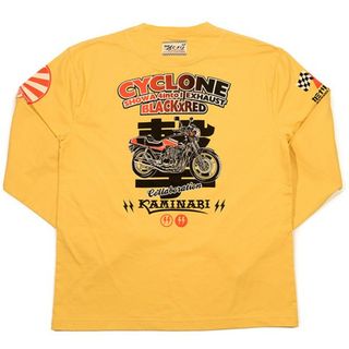 テッドマン(TEDMAN)のカミナリモータース/GSX400FS/ロンT/カスタード/KMLT-224(Tシャツ/カットソー(七分/長袖))