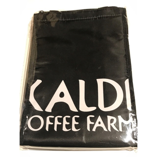 カルディ(KALDI)の新品未使用品 カルディオリジナル 保冷バッグ ブラック　KALDI(ノベルティグッズ)