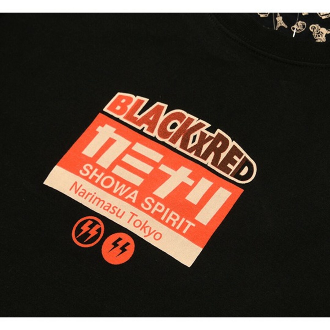 TEDMAN(テッドマン)のカミナリモータース/GSX400FS/ロンT/ブラック/KMLT-224 メンズのトップス(Tシャツ/カットソー(七分/長袖))の商品写真