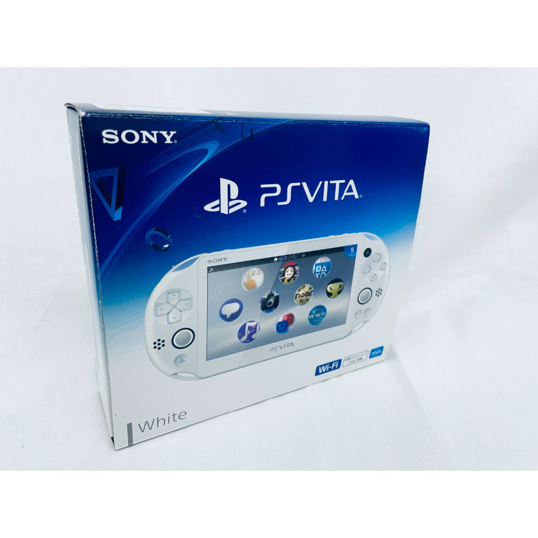 PS Vita Wi-Fiモデル ホワイト (PCH-2000ZA12)　箱付き