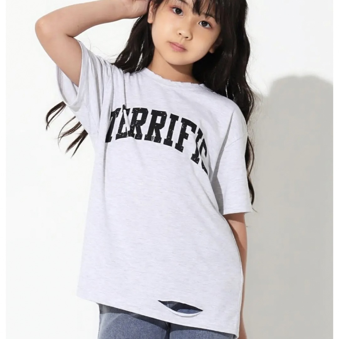 ANAP Kids(アナップキッズ)の新品‼️未開封‼️ 半袖　Tシャツ　ANAP ダメージ　おしゃれ　100 110 キッズ/ベビー/マタニティのキッズ服男の子用(90cm~)(Tシャツ/カットソー)の商品写真