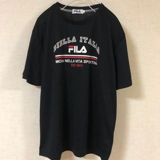 フィラ(FILA)のFILA  ブラック　Tシャツ　スポーツ　メンズM (ウェア)