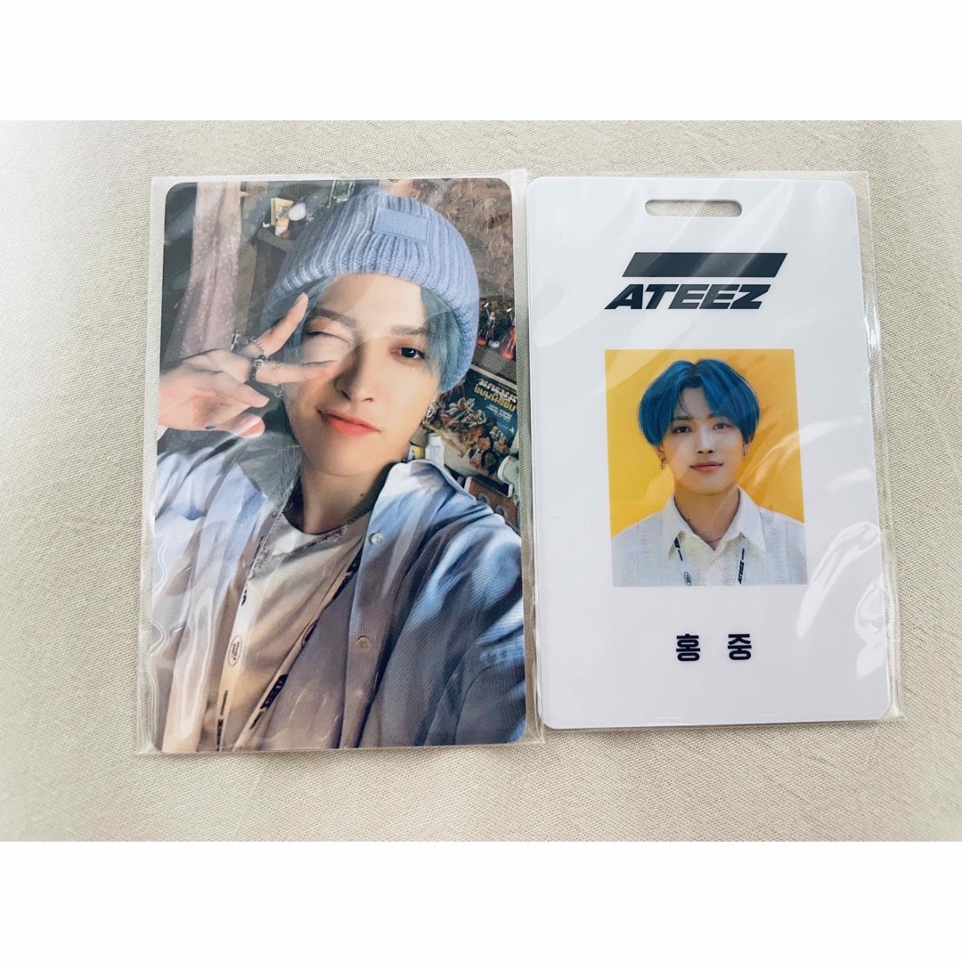 ATEEZ ホンジュン シーグリ 2021 トレカ 社員証 Hongjoong