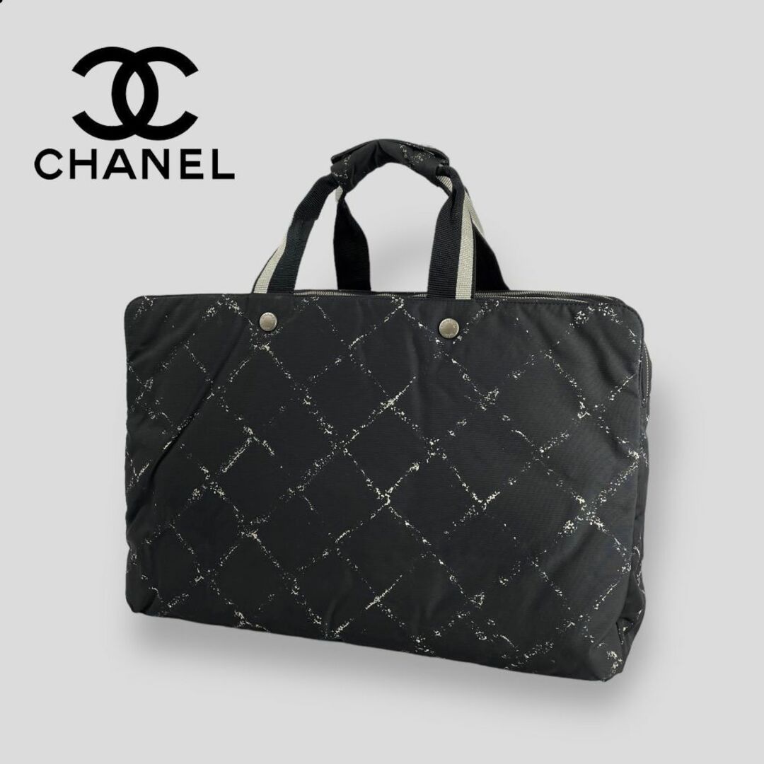 ■シャネル CHANEL■ 旧トラベルライン 大容量 1泊-3泊 ボストンバッグ