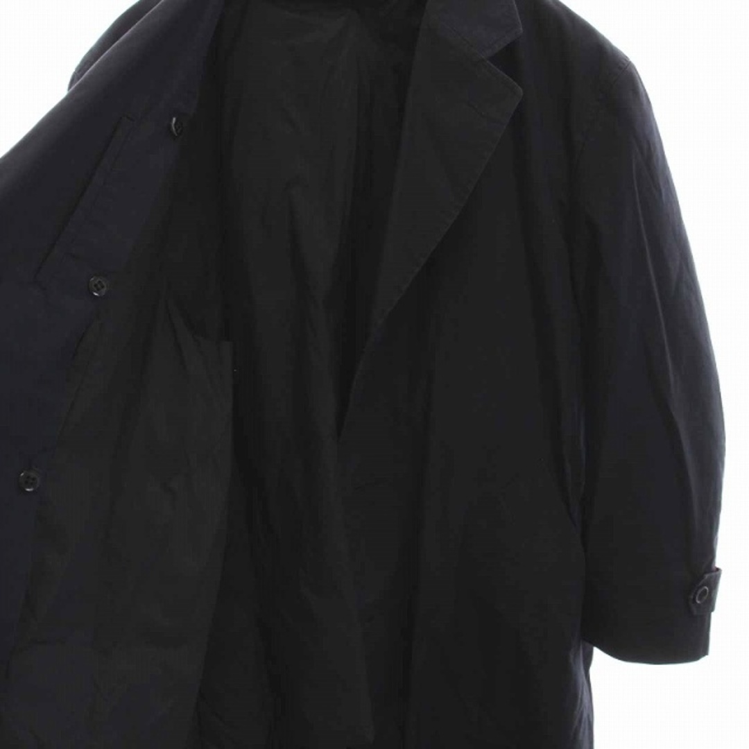 im product イッセイミヤケ ロングコート インナーダウン付き M 紺の