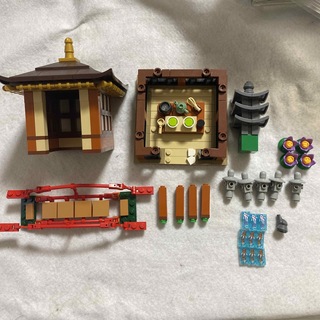 レゴ(Lego)のLEGO禅ガーデン(茶室、灯籠、橋、鯉など庭以外一部)(その他)