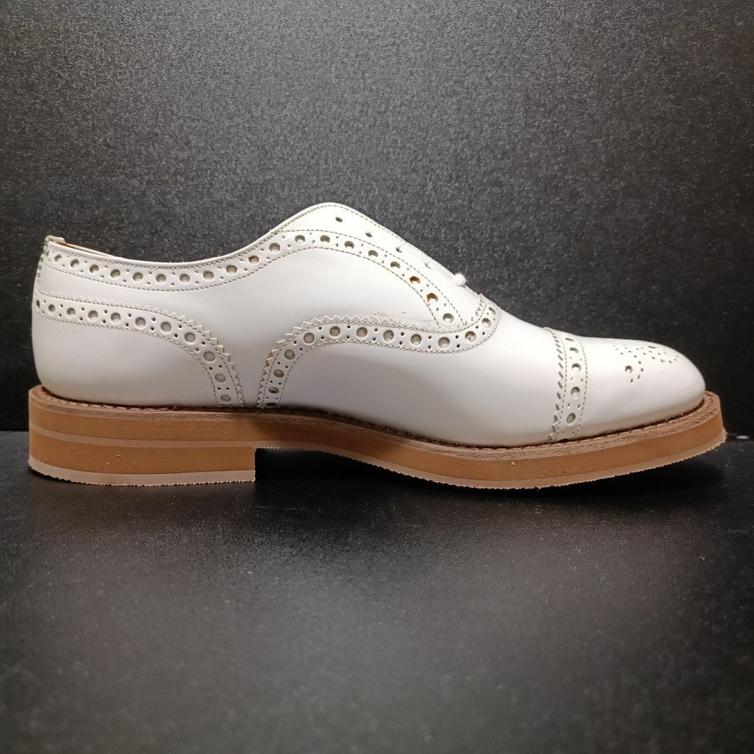 チャーチ（Church's） イギリス製革靴 RODD 白 UK6.5F