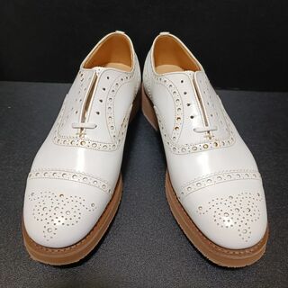 チャーチ(Church's)のチャーチ（Church's） イギリス製革靴 RODD 白 UK6.5F(ドレス/ビジネス)