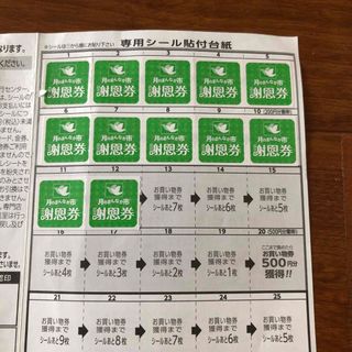 平和堂　謝恩券　12枚(ショッピング)