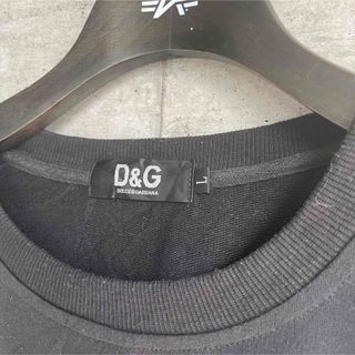 OLD DOLCE&GABBANA ミリタリー プリント ロンT スウェット