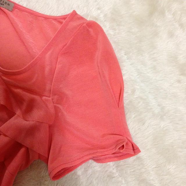 PROPORTION BODY DRESSING(プロポーションボディドレッシング)のサーモンピンクのカーディガン レディースのトップス(カーディガン)の商品写真